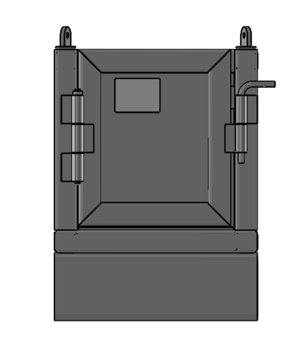 14 x 45 x 16 - Material Handling Basket - 2,500 lbs WLL - Image 2