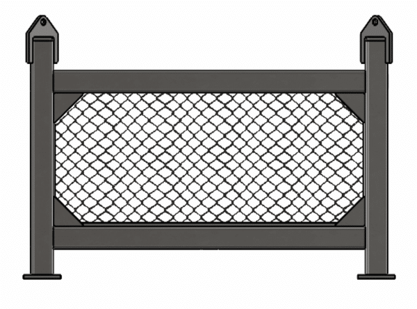 25 x 25 x 12 - Material Handling Basket - 500 lbs WLL - Image 2