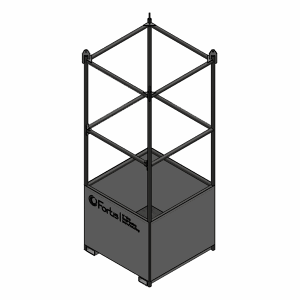 60 x 60 x 144 - Material Handling Basket - 4,000 lbs WLL