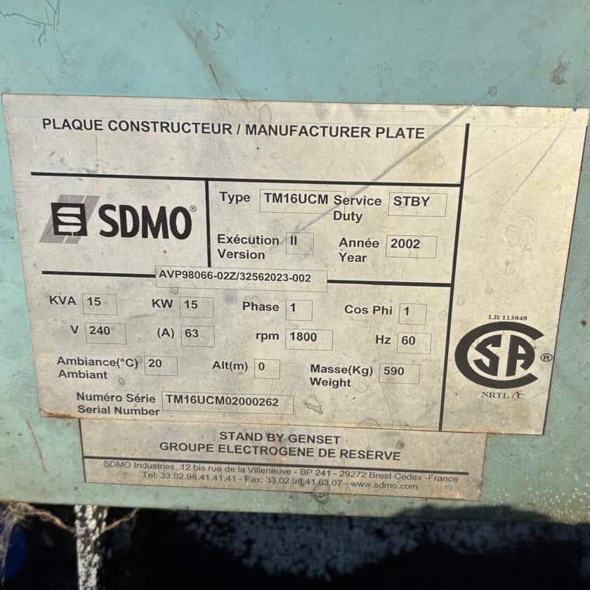 Mitsubishi Diesel Generator - 15kW - Image 7