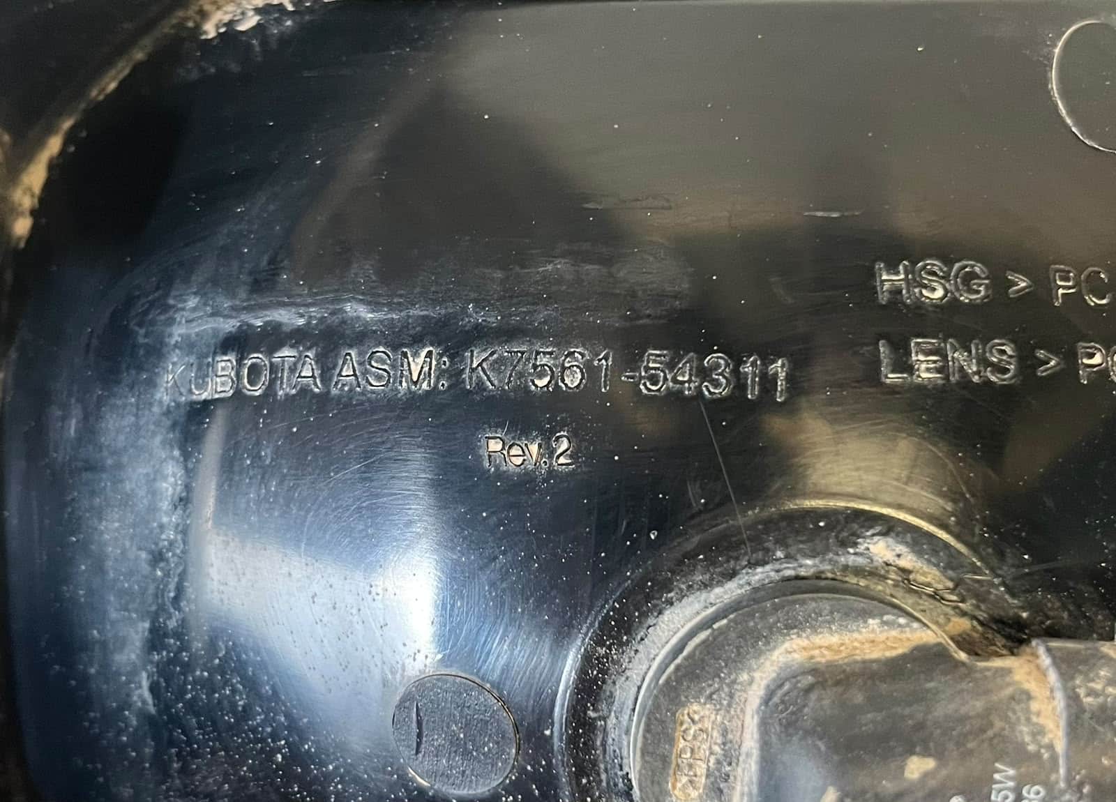Kubota RTV Complete Headlight Lens (LH) - Image 6