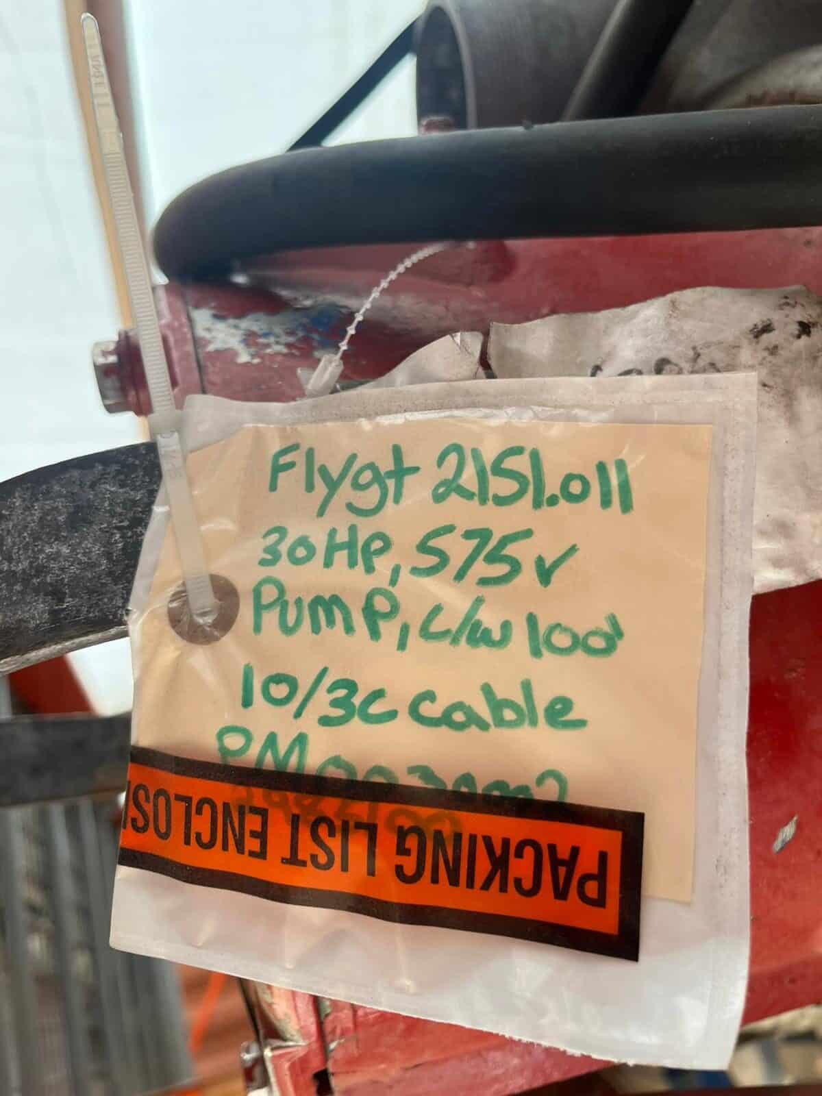 Flygt 2151.011 Submersible Pump - 4" Discharge - 30HP - Image 4