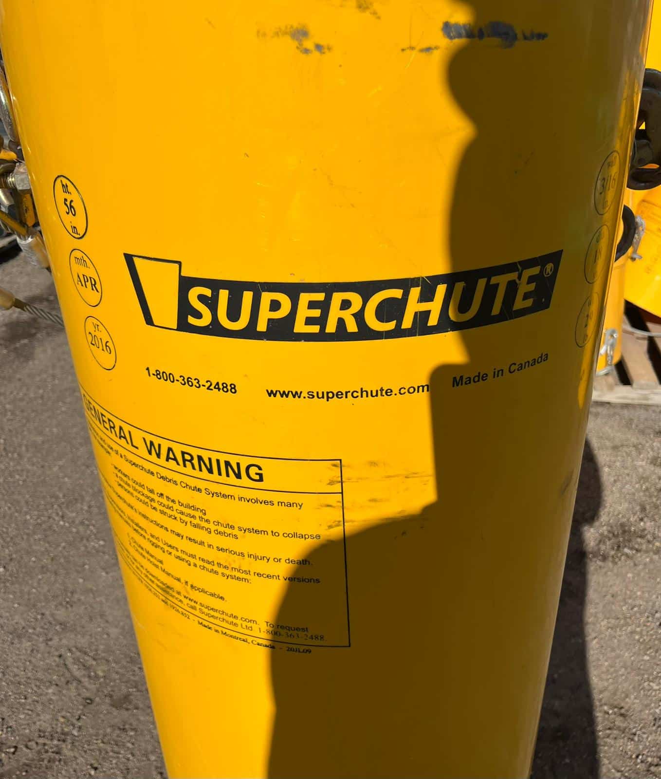 Superchute Construction Schute - 56 x 18 - Image 2