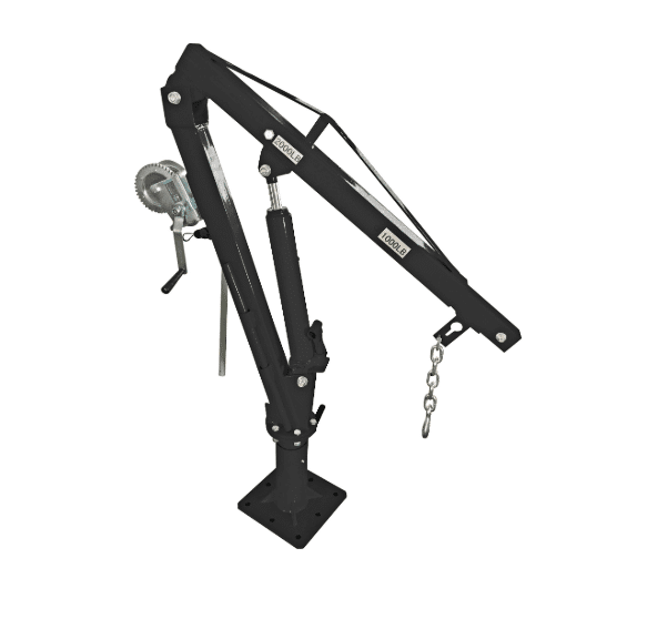 2,000lb Truck Mounted Crane (missing winch and hardware) - Image 5