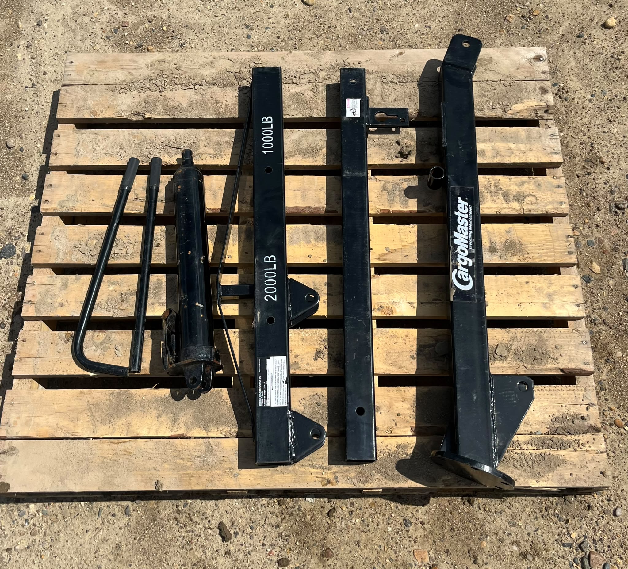 2,000lb Truck Mounted Crane (missing winch and hardware)